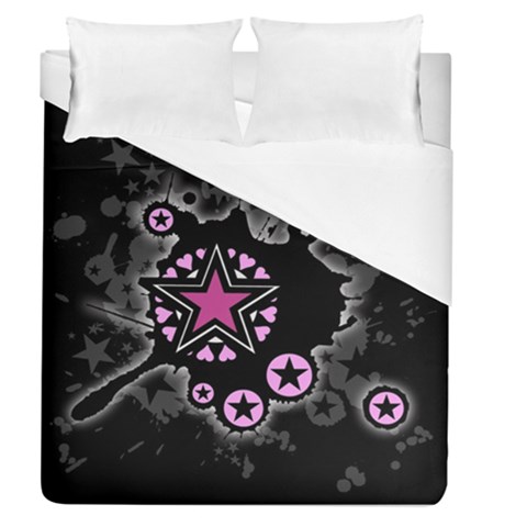 Pink Star Explosion Duvet Cover (Queen Size) from ArtsNow.com
