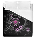 Pink Star Explosion Duvet Cover (Queen Size)