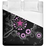 Pink Star Explosion Duvet Cover (King Size)