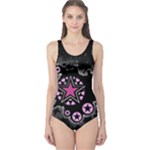 Pink Star Explosion One Piece Swimsuit