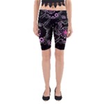 Pink Star Explosion Yoga Cropped Leggings