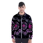 Pink Star Explosion Men s Windbreaker