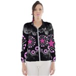 Pink Star Explosion Women s Windbreaker