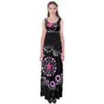 Pink Star Explosion Empire Waist Maxi Dress