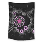 Pink Star Explosion Large Tapestry