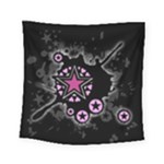 Pink Star Explosion Square Tapestry (Small)