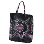 Pink Star Explosion Giant Grocery Tote