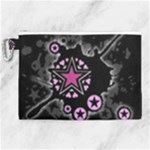 Pink Star Explosion Canvas Cosmetic Bag (XL)