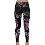 Pink Star Explosion Lightweight Velour Classic Yoga Leggings