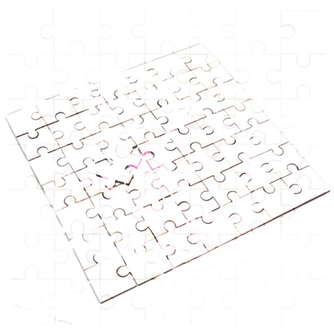 Pink Star Explosion Wooden Puzzle Square from ArtsNow.com