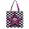 Zipper Grocery Tote Bag 