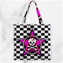 Zipper Grocery Tote Bag 