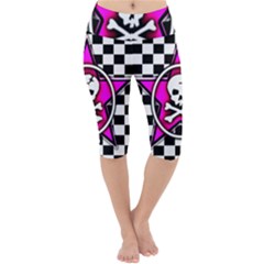 Lightweight Velour Cropped Yoga Leggings 