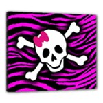 Pink Zebra Skull Canvas 24  x 20  (Stretched)