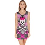 Princess Skull Heart Bodycon Dress