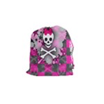 Princess Skull Heart Drawstring Pouch (Small)