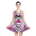 Princess Skull Heart Reversible Skater Dress