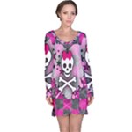 Princess Skull Heart Long Sleeve Nightdress