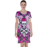 Princess Skull Heart Short Sleeve Nightdress