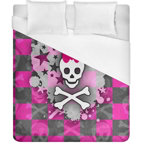 Princess Skull Heart Duvet Cover (California King Size) from ArtsNow.com