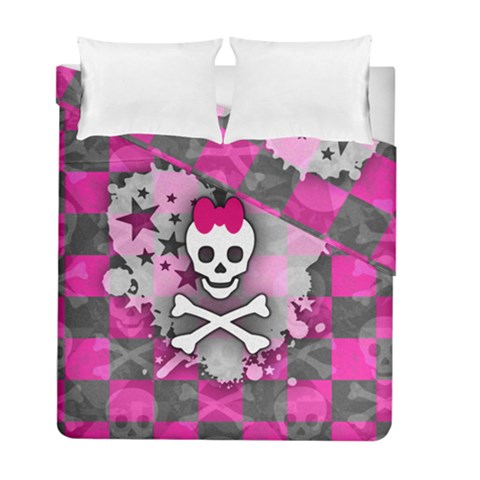 Princess Skull Heart Duvet Cover Double Side (Full/ Double Size) from ArtsNow.com