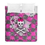 Princess Skull Heart Duvet Cover Double Side (Full/ Double Size)