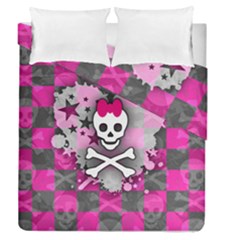 Princess Skull Heart Duvet Cover Double Side (Queen Size) from ArtsNow.com