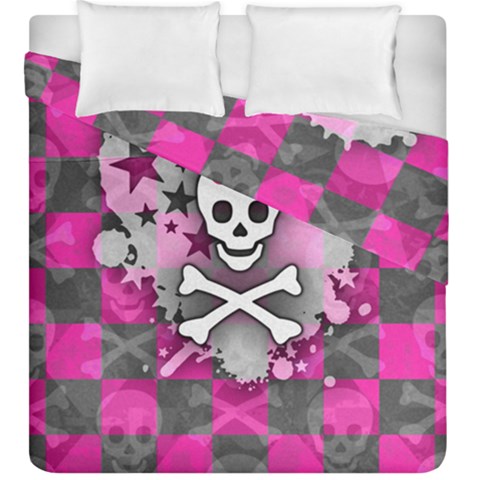 Princess Skull Heart Duvet Cover Double Side (King Size) from ArtsNow.com