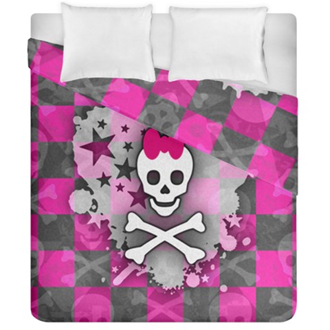 Princess Skull Heart Duvet Cover Double Side (California King Size) from ArtsNow.com