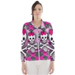 Princess Skull Heart Women s Windbreaker