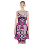 Princess Skull Heart Racerback Midi Dress