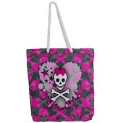 Full Print Rope Handle Tote (Large) 