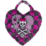 Princess Skull Heart Giant Heart Shaped Tote