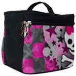 Princess Skull Heart Make Up Travel Bag (Big)