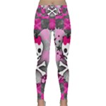 Princess Skull Heart Lightweight Velour Classic Yoga Leggings