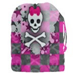 Princess Skull Heart Drawstring Pouch (XXXL)