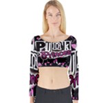 Punk Princess Long Sleeve Crop Top