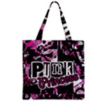 Punk Princess Zipper Grocery Tote Bag