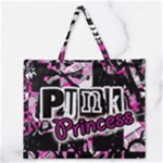 Punk Princess Zipper Large Tote Bag