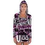 Punk Princess Long Sleeve Hooded T-shirt