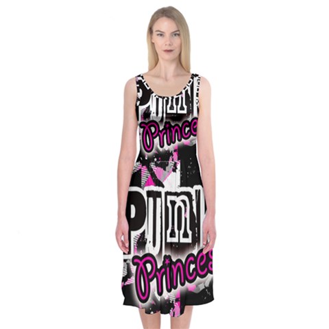 Punk Princess Midi Sleeveless Dress from ArtsNow.com