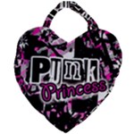 Punk Princess Giant Heart Shaped Tote