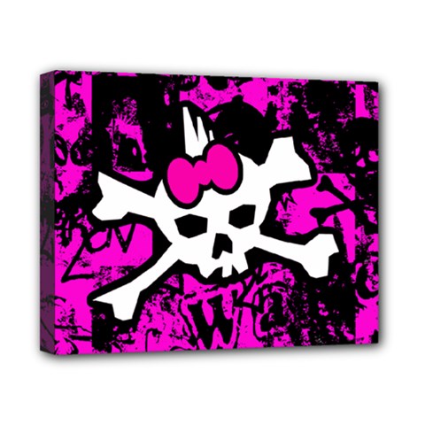 Punk Skull Princess Canvas 10  x 8  (Stretched) from ArtsNow.com