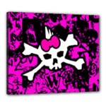 Punk Skull Princess Canvas 24  x 20  (Stretched)