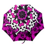 Punk Skull Princess Folding Umbrella