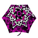 Punk Skull Princess Mini Folding Umbrella