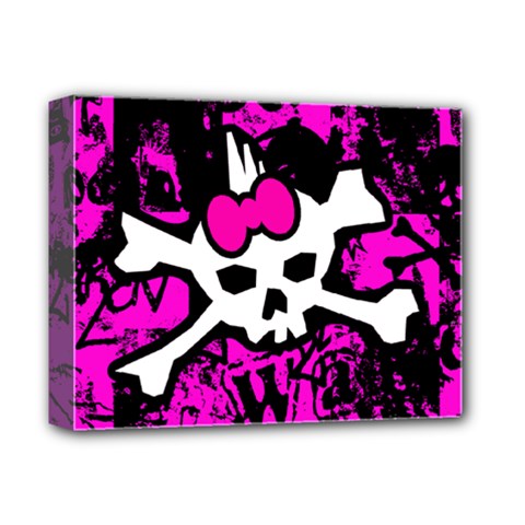 Punk Skull Princess Deluxe Canvas 14  x 11  (Stretched) from ArtsNow.com