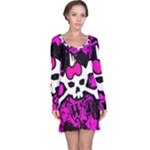 Punk Skull Princess Long Sleeve Nightdress