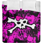 Punk Skull Princess Duvet Cover Double Side (King Size)