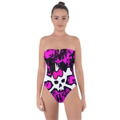 Tie Back One Piece Swimsuit 